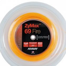 Bedmintonový výplet Ashaway ZyMax 69 Fire - ROLE 200 m