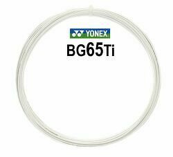 Bedmintonový výplet Yonex Micron BG65Ti White (0.70 mm)