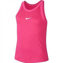 Dievčenské tielko Nike Court Dri-Fit Vivid Pink