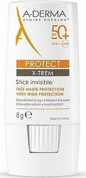 A-Derma PROTECT X-TREM Transparentná tyčinka s veľmi vysokou ochranou SPF 50+ 8g