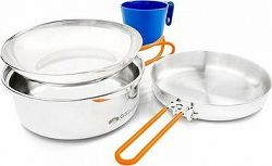 GSI Outdoors Glacier Stainless 1 Person Mess Kit