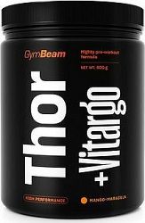 GymBeam Predtréningový stimulant Thor Fuel + Vitargo 600 g, mango maracuja