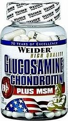Kapsuly Weider Glucosamine Chondrotin + MSM 120 kapsúl