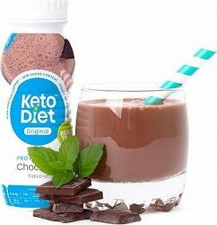 KetoDiet Proteínový drink – príchuť čokoláda (250 ml – 1 porcia)
