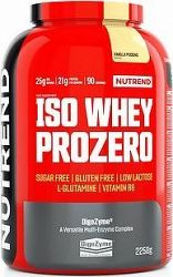 Nutrend ISO Whey Prozero, 2250 g, pudingová vanilka