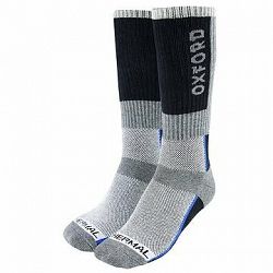 OXFORD ponožky Thermal, sivé/čierne/modré