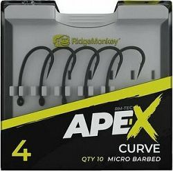 RidgeMonkey Ape-X Curve Barbed 10 ks