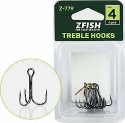 Zfish Treble Hooks Z-779 Veľkosť 6 6 ks